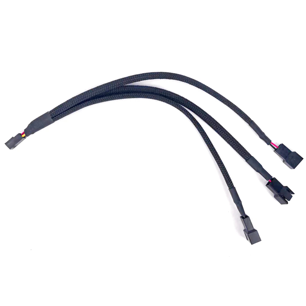 Ventilador 3 pines 12V - Cable PWM 1-4 vías y divisor Y - 22AWG PC - imagen 5