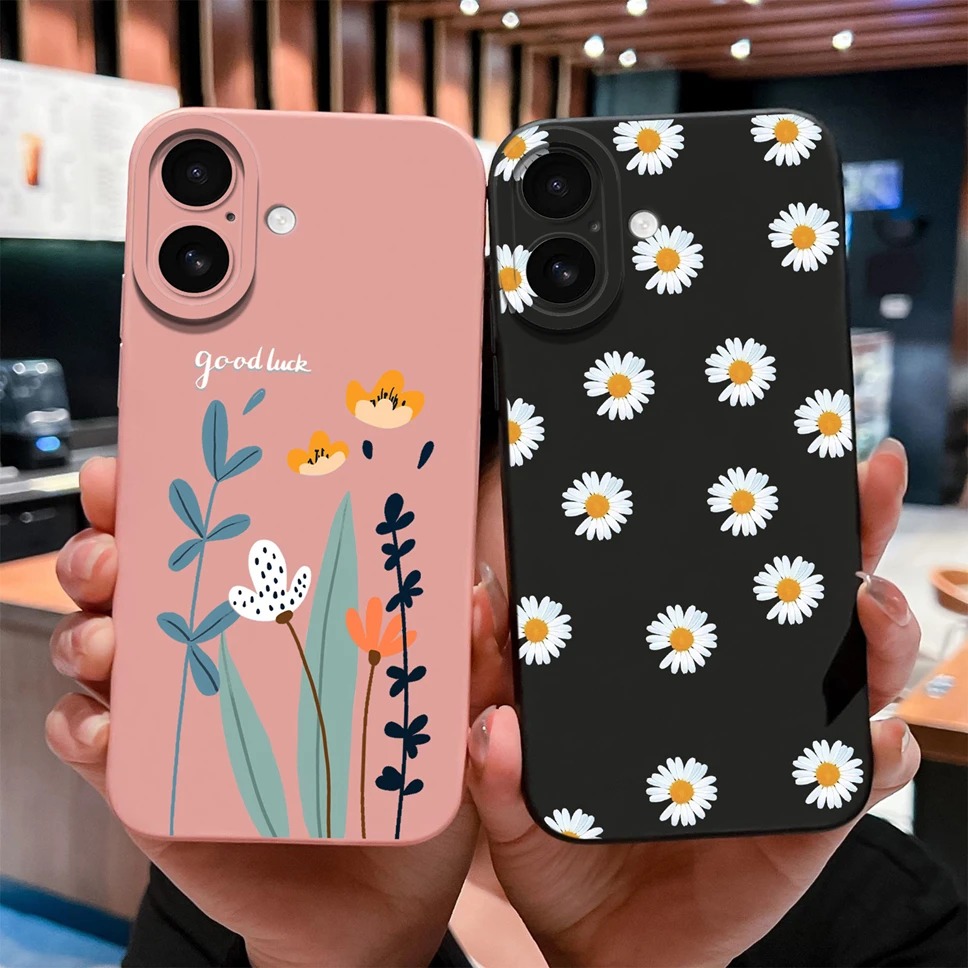 Para iPhone 17 Pro Max 17 Air funda Simple amor corazón patrones alta calidad suave cubierta de teléfono de silicona líquida para iPhone17 parachoques - imagen 4