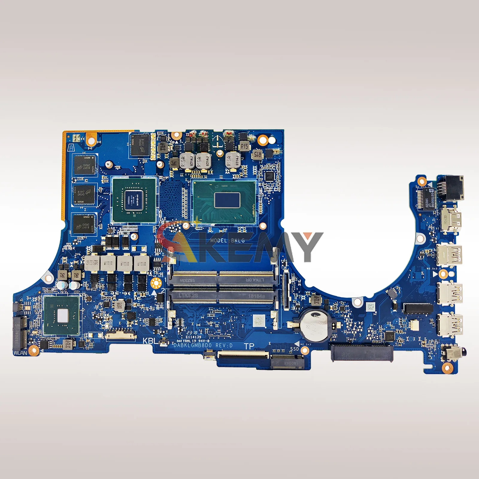 Placa base para ordenador portátil FX504GD para ASUS TUF Gaming FX504G ZX80G FX80G FX504GD FX504GE con CPU I5 I7 I9 100% pruebas OK stk - imagen 3