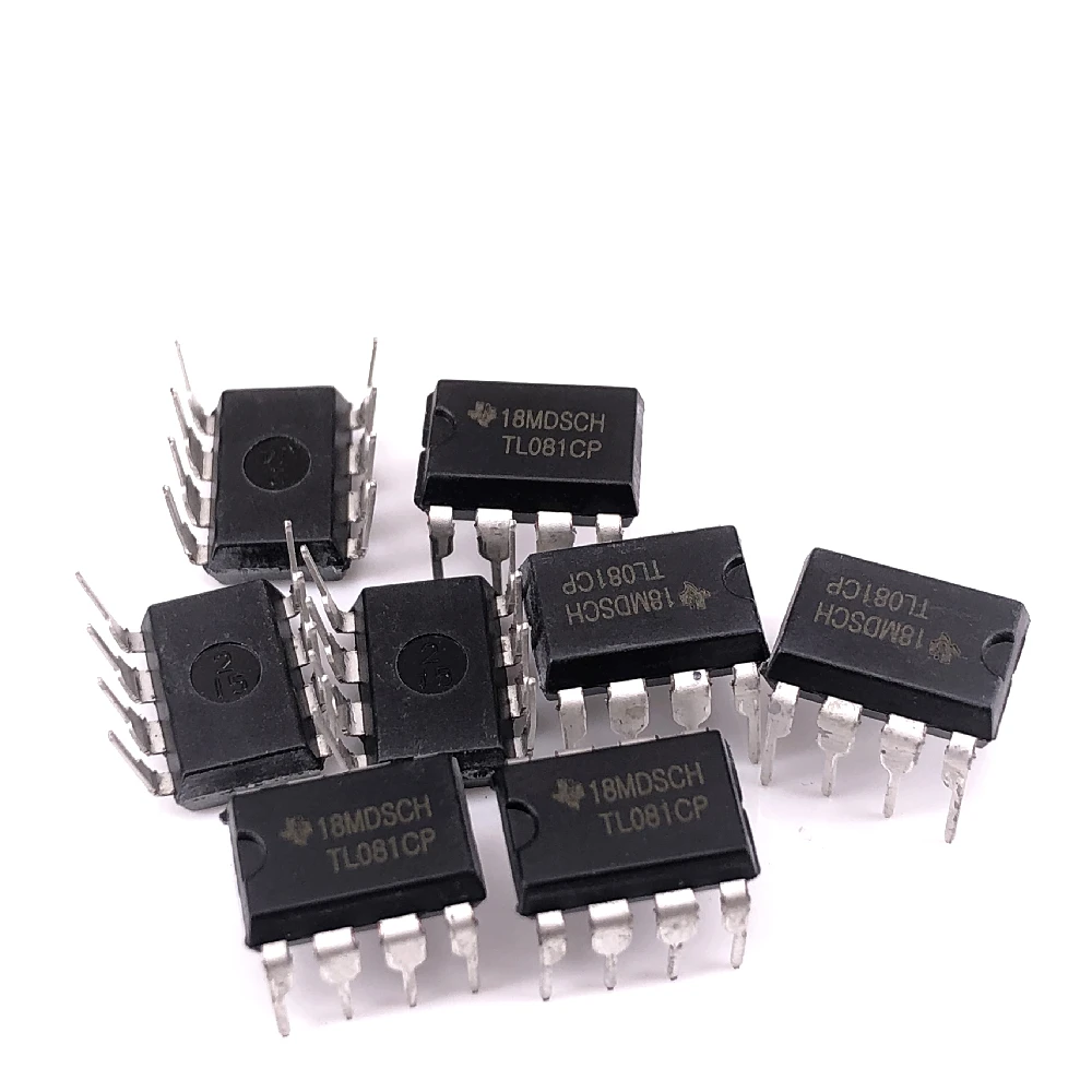 (10 uds) TL081CP TL081 DIP-8 amplificador operacional de entrada JFET de un solo canal - imagen 2