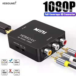 Adaptador RCA a HDMI 1080P – Convertidor AV para TV y Monitor