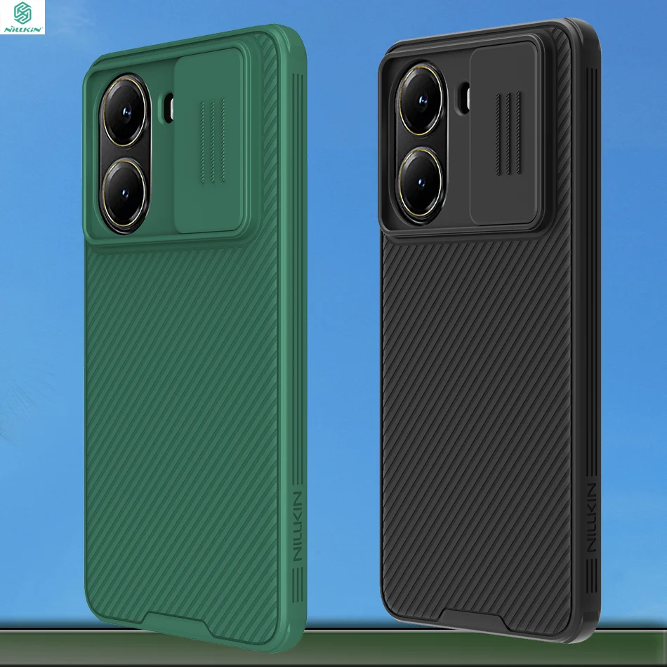 Para Poco X7 Pro funda NILLKIN funda ajustada Camshield funda protectora súper esmerilada para Poco X7 Pro cubierta protectora de lente