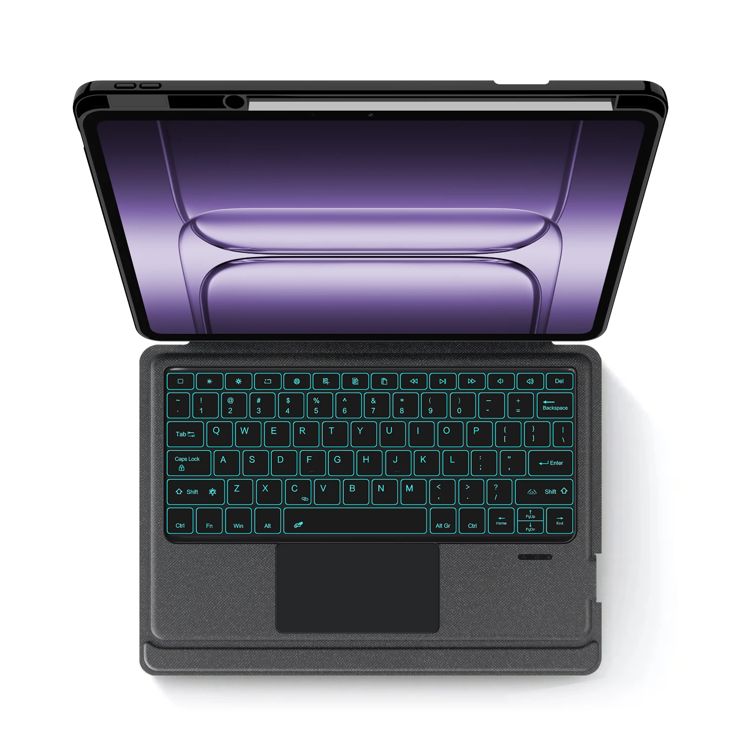 AJIUYU teclado táctil para OnePlus Pad2 PRO 2025 funda OnePlus Pad 2 Pro 13,2 pulgadas OPD2413 cubierta de teclado mágico desmontable - imagen 3