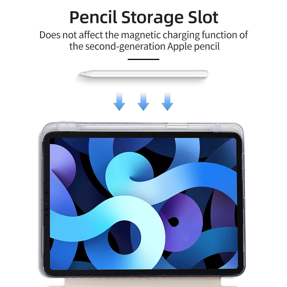 Funda magnética con pliegue en Y para iPad A16 2025 Air 5 Air4 iPad Air11 13 M3 M2 2024 Pro11 13 12,9 10th 9th 8th 6th 5th 10,9 10,5 10,2 9,7 - imagen 5
