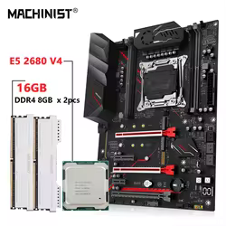MACHINIST X99 Placa Base LGA 2011-3 con Xeon E5-2680 v4