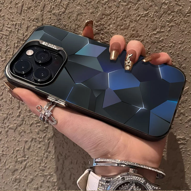 Funda de bloque de construcción Irregular de moda para Samsung Galaxy A55 A35 A25 A15 A05 A05S 5G A13 A23 A12 A22 A32 A52 A52S A72 A51 A71 4G - imagen 5