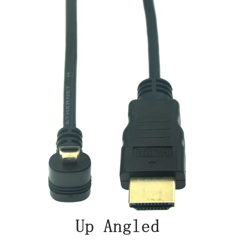 UXG Cable Micro HDMI 90° para Sony A6400, GH4 y tableta - imagen 4