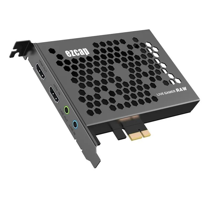 EZCAP324B Live Gamer RAW PCIE 4K Tarjeta en vivo de captura de videogiochi de alta resolución