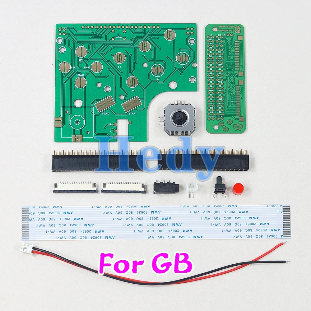 Kit de conector de cable de interruptor de placa PCB de 6 botones DIY de 5 uds para Raspberry Pi GBZ para Game Boy GB Zero DMG-001 - imagen 2