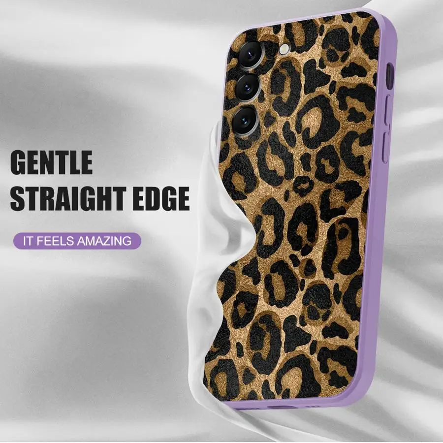 Funda de teléfono con patrón de leopardo para iPhone SE 16 15 Plus 13 Pro 12 Mini 14ProMax XS Max 16e 11 8 7 XR, funda suave - imagen 4