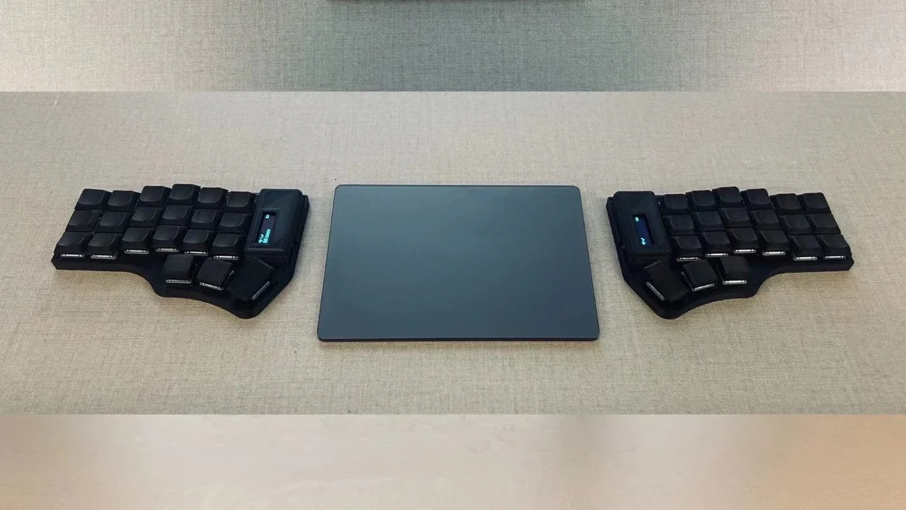 Corne Mini 36/42 Choc V1 Axis Bluetooth teclado inalámbrico dividido personalizado ZMK GitHub acción pantalla de intercambio en caliente diseño de jugadores DIY - imagen 3