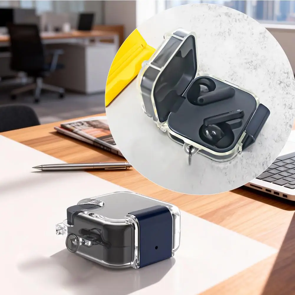 Funda protectora para auriculares para CMF Buds Pro 2/Buds 2 Plus(2025), carcasa protectora transparente antiarañazos de TPU para auriculares - imagen 3