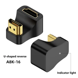 Adaptador HDMI Macho a Hembra – 8K 60Hz 180°