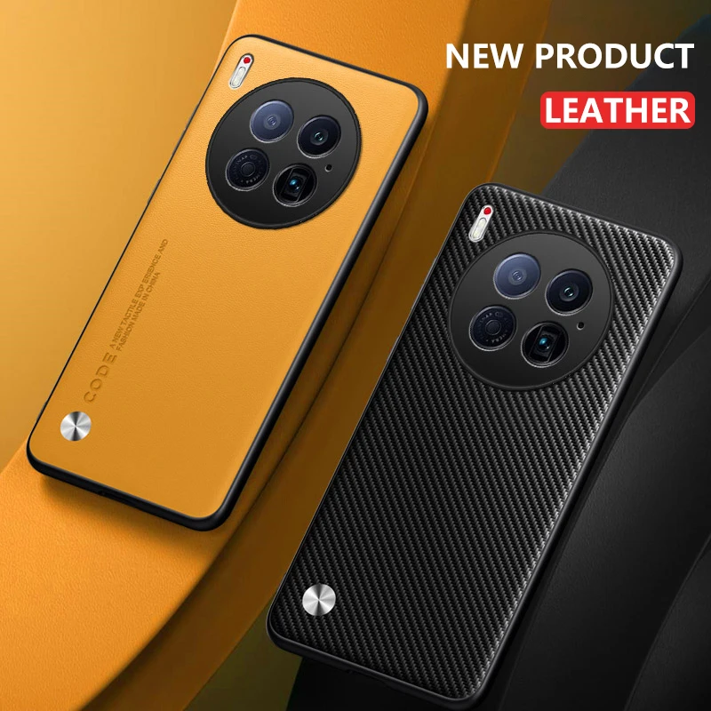 Funda de cuero para Tecno Camon 40 Premier, fibra de carbono, silicona mate, dura, a prueba de golpes, funda completa para teléfono con cámara Camon40Premier CM8 - imagen 3