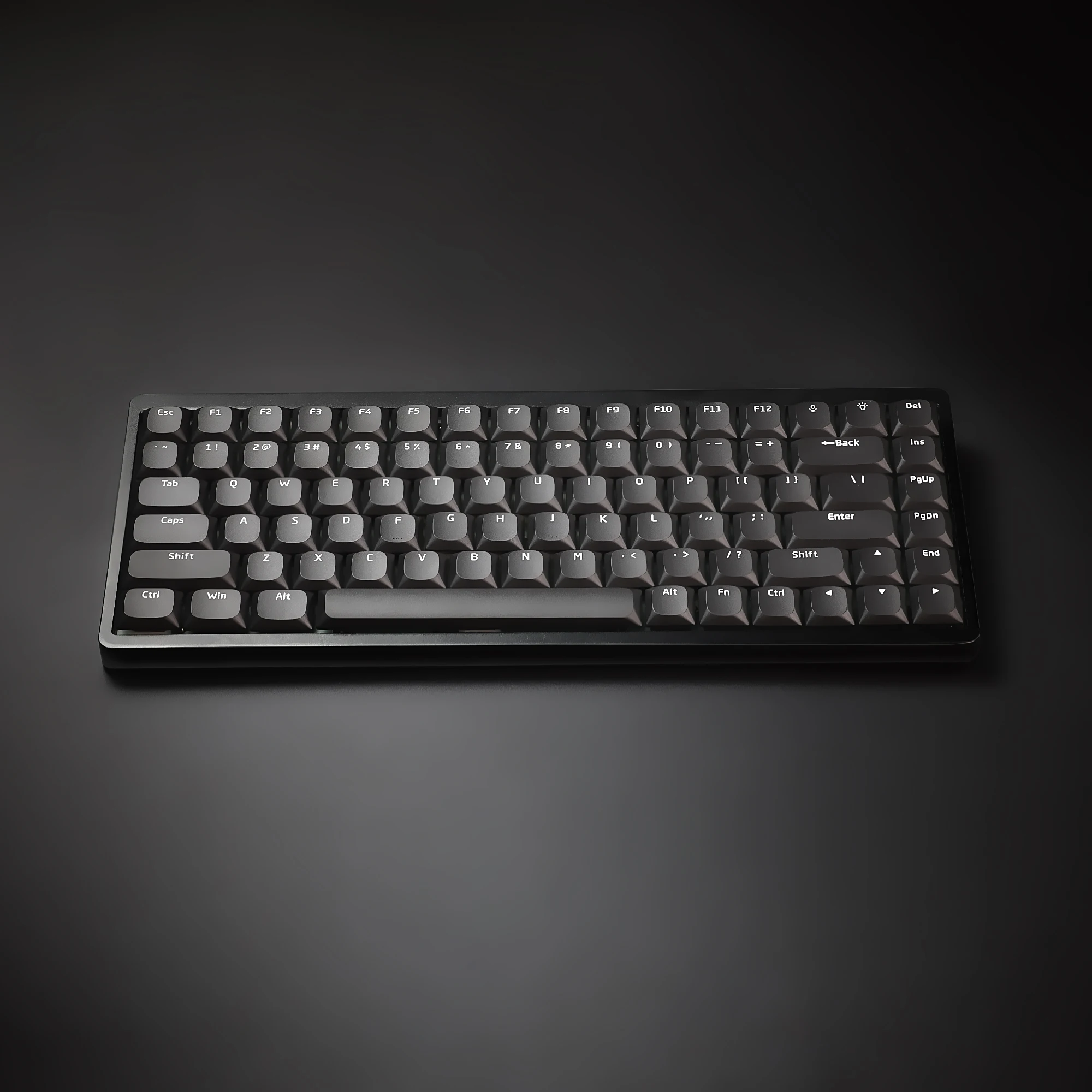 Teclas Chosfox de perfil bajo PBT MX para teclado mecánico Kailh 1353 con interruptor de perfil bajo teclas ultrafinas