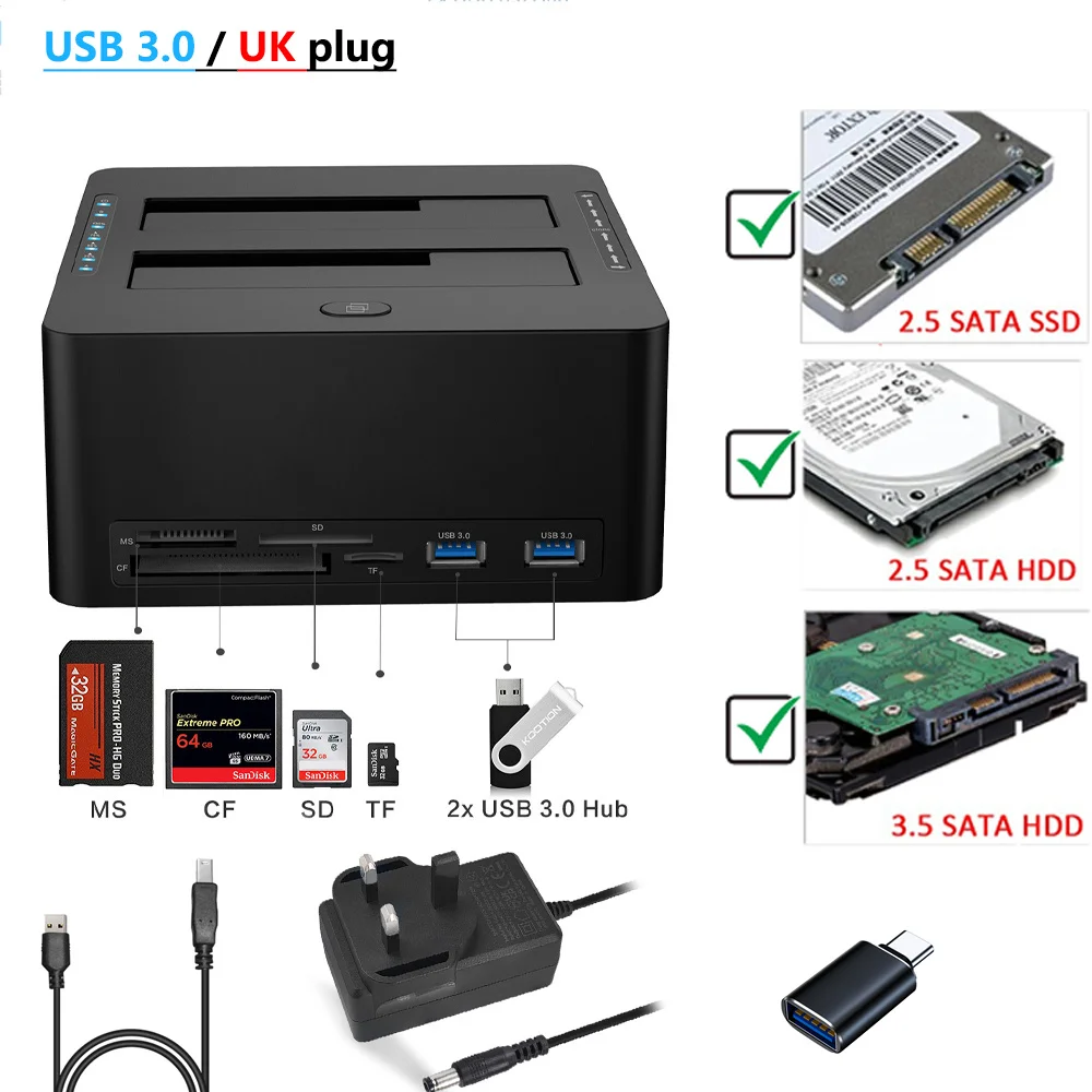 11 USB3.0 UK Plug