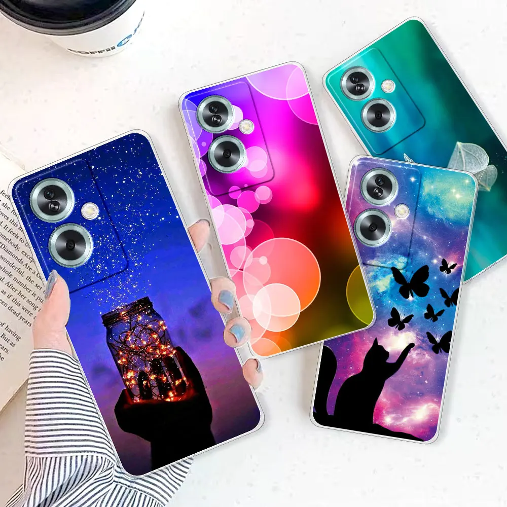 Funda de teléfono transparente para Oppo A79, A78, A59, A77S, TPU, silicona suave, Funda protectora transparente para Oppo A77, A76, A74 - imagen 4