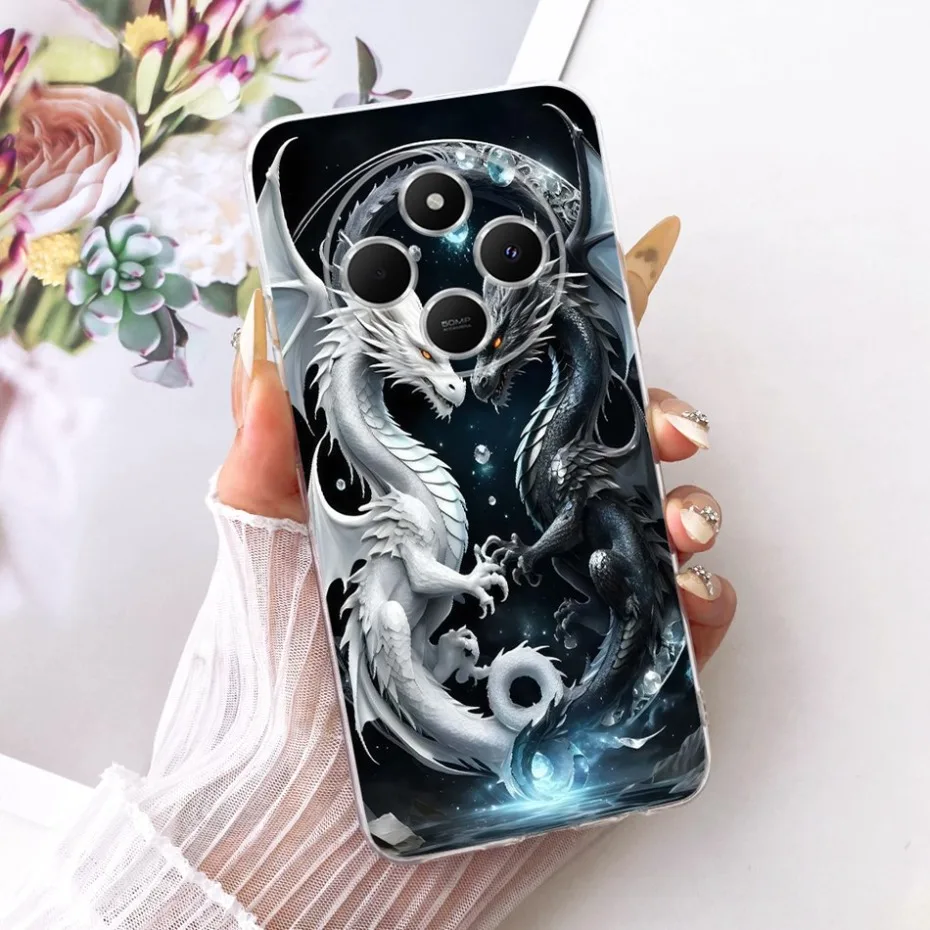 2025 Funda de diseño moderno a la moda para Xiaomi Redmi 14C funda de silicona suave TPU para fundas de teléfono Redmi 14C 4G - imagen 3