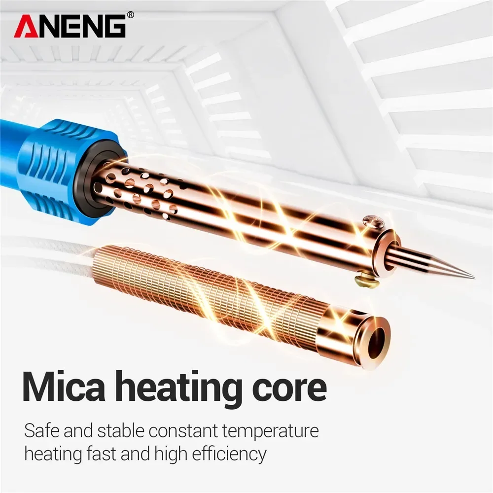 Soldadores 30/40/60W ANENG SL402 temperatura ajustable eléctrica 220/110V reparación de soldadura núcleo de calefacción herramientas de reparación de soldadura - imagen 3