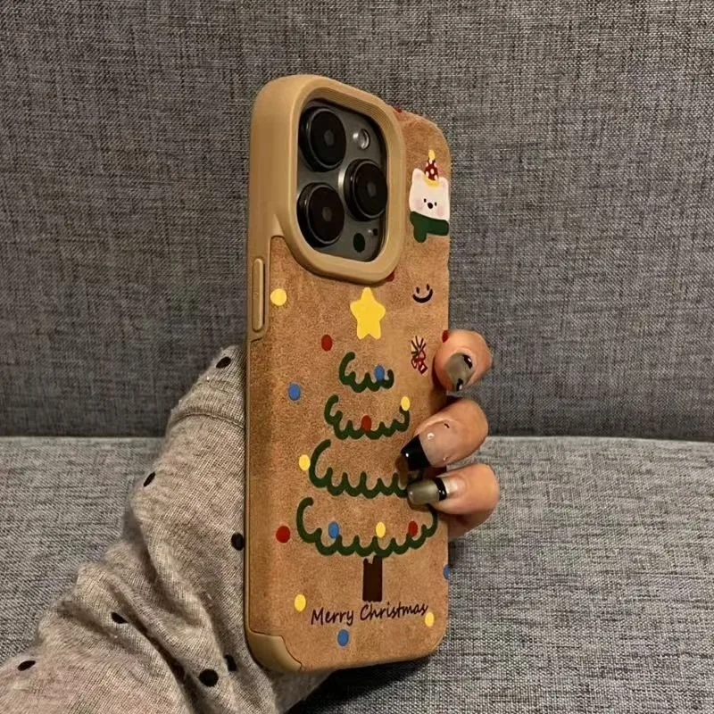 Funda de teléfono de piel sintética con diseño de oso y estrella para iPhone 16 Pro Max XS XR X 11 13 12 15 14 16 Plus, funda suave - imagen 3