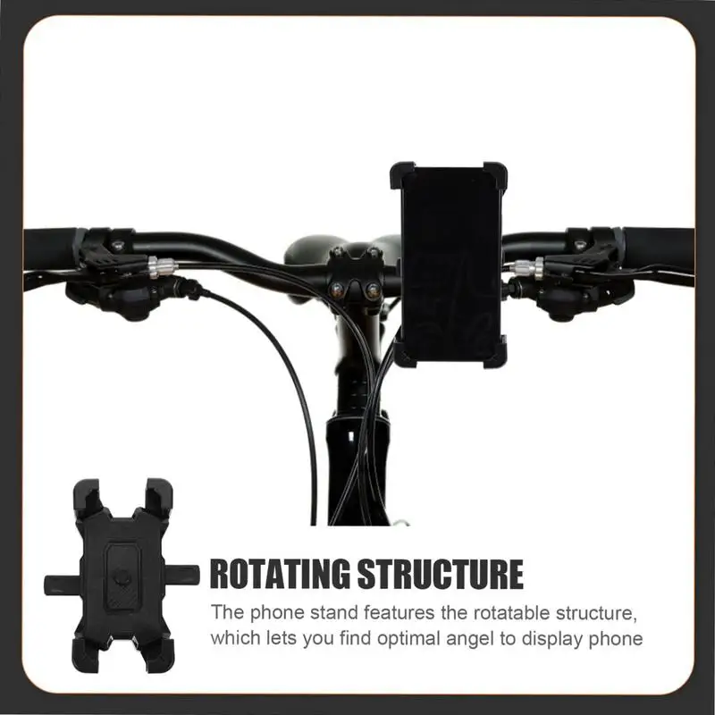 Soporte de teléfono para bicicleta y motocicleta, accesorio para manillar, rotación de 360 grados - imagen 3