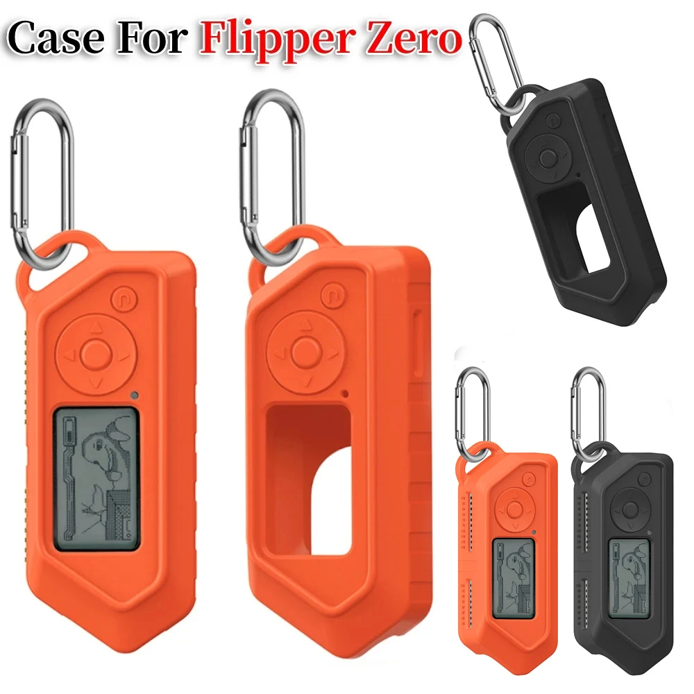 Funda de silicona para consola de juegos Flipper Zero, funda protectora para juegos infantiles, carcasa de cuerpo Flipper Zero, accesorios de juego para niños