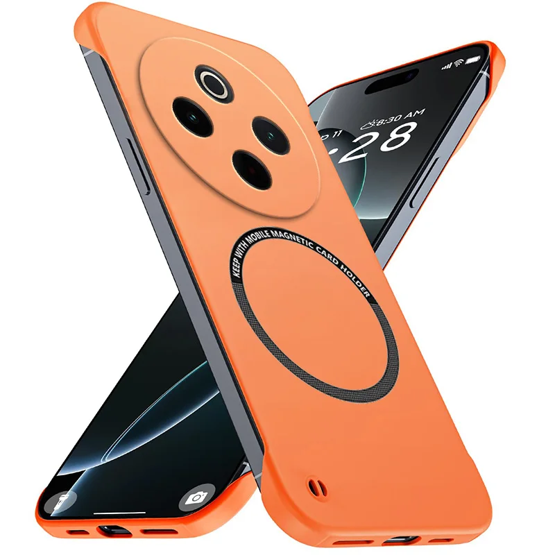 Funda magnética delgada para VIVO T4 iQOO Z10 5G V2502, funda de teléfono sin marco, mate, antiarañazos, cubierta dura para PC, armadura sin bordes a prueba de golpes - imagen 2