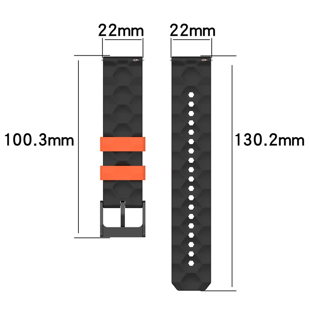 Correa de silicona de 22mm para Xiaomi Watch color 2 S2 46mm/42mm S1 Pro S3 S4 pulsera deportiva para Redmi Watch 5 Active/Lite reemplazar Correa - imagen 5