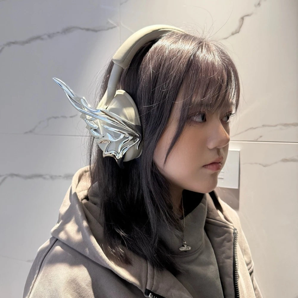 Funda Fairy Wings para Sony, funda protectora para auriculares montados en la cabeza, carcasa dura de resina, accesorio ergonómico para juegos, funda para Airpod inalámbrica - imagen 4