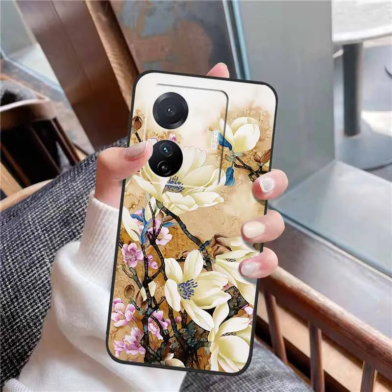 Funda trasera de silicona con relieve suave para vivo T1, 4G, VivoT1 Pro V2153, 3D, flor, relieve, 44W, VivoT1 T 1 2022 Cat - imagen 5