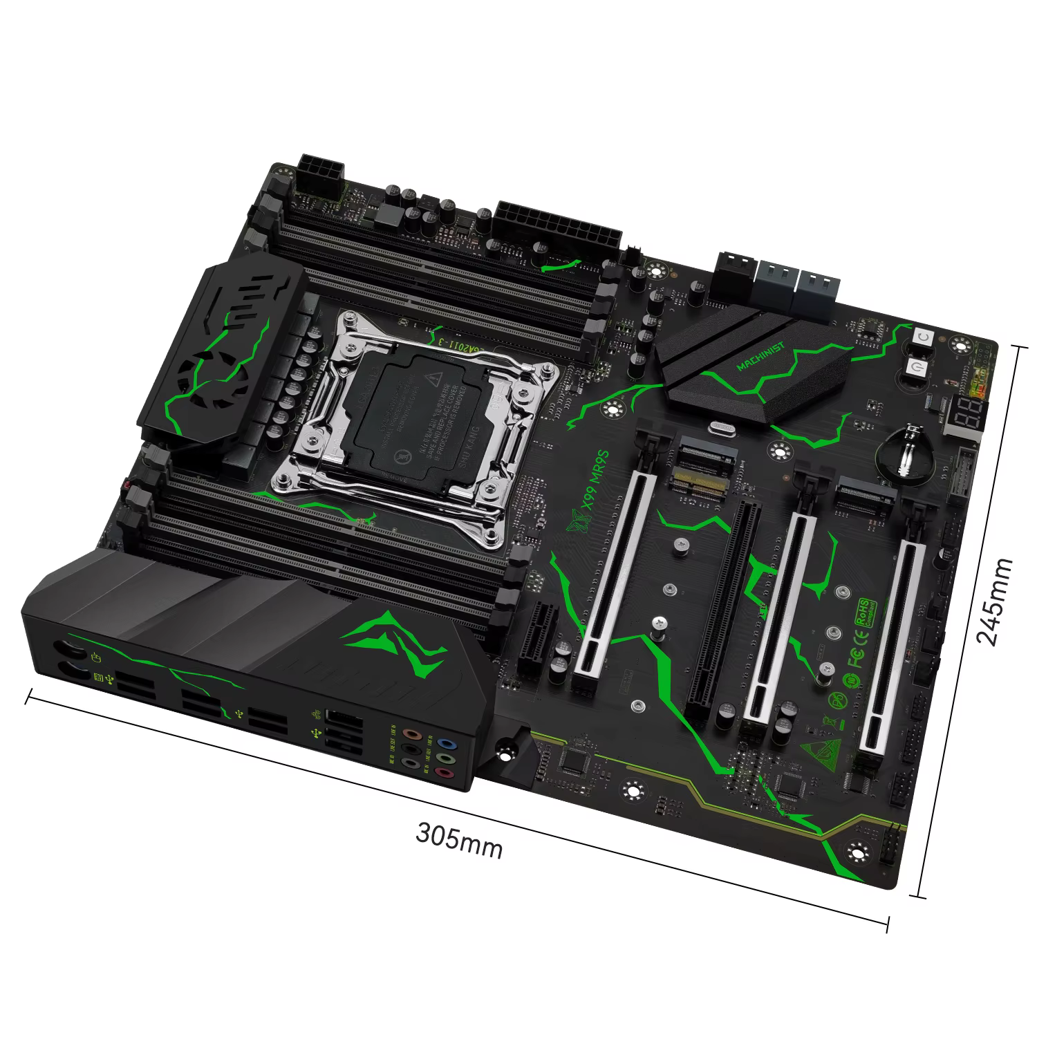 Machinist X99 MR9S Placa base Xeon E5-2690 v4, NVMe M.2 ATX USB 3.0 - imagen 5