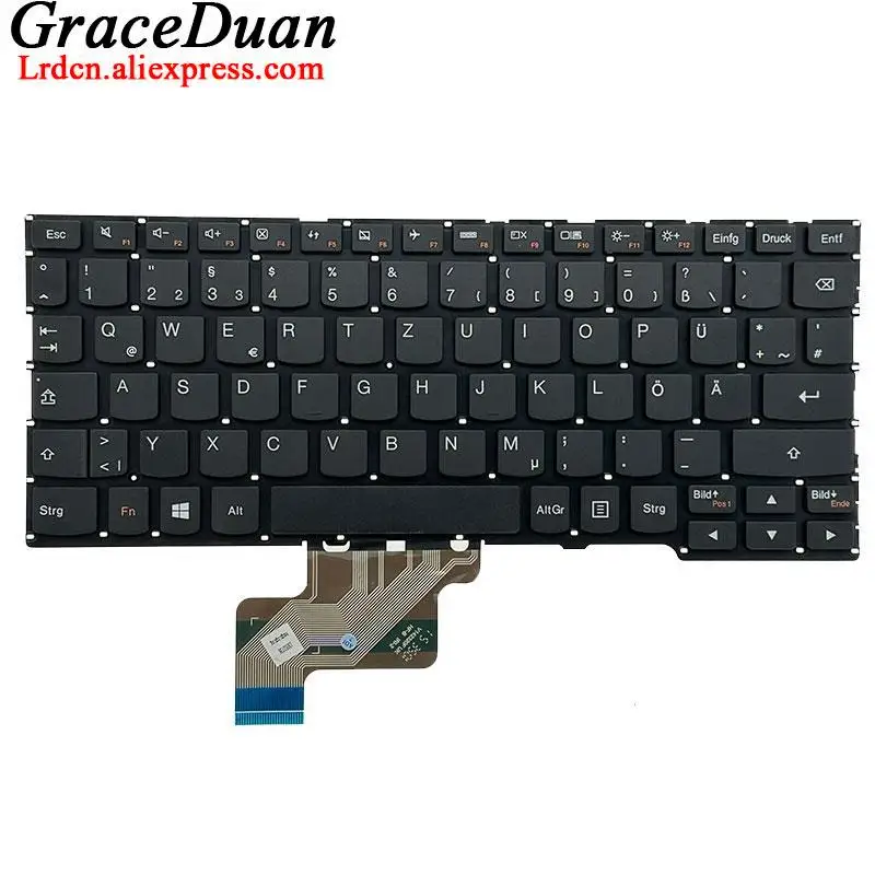 Un teclado negro con una pegatina en la parte inferior