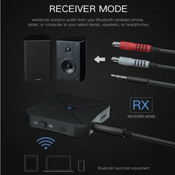 Adaptador Bluetooth 5.0 – Receptor y Transmisor RCA/AUX TV PC Coche