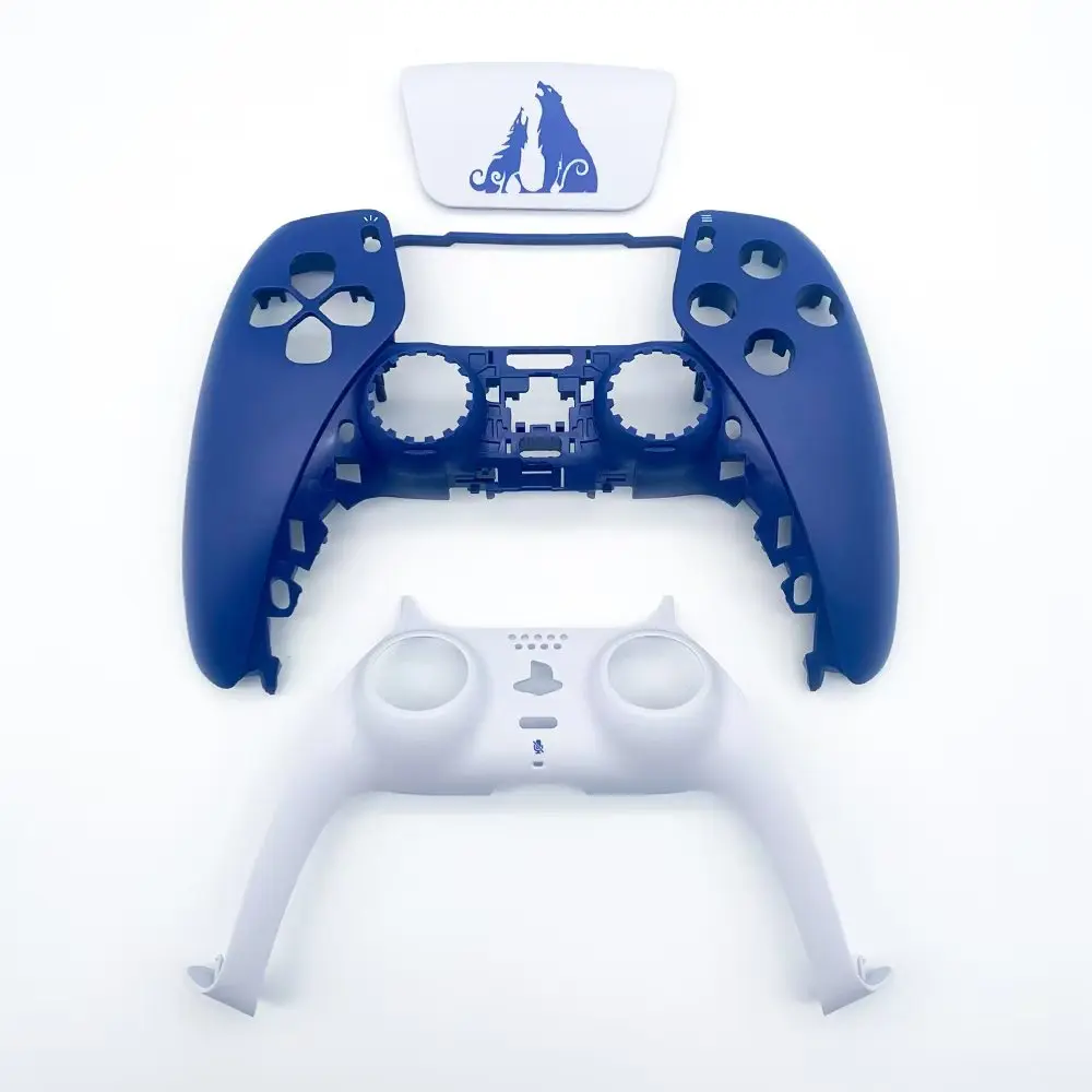 God of War limitado para controlador PS5, carcasa para panel táctil, cubierta de mando, placas delanteras y traseras de repuesto, funda con mango para BDM-020 - imagen 3