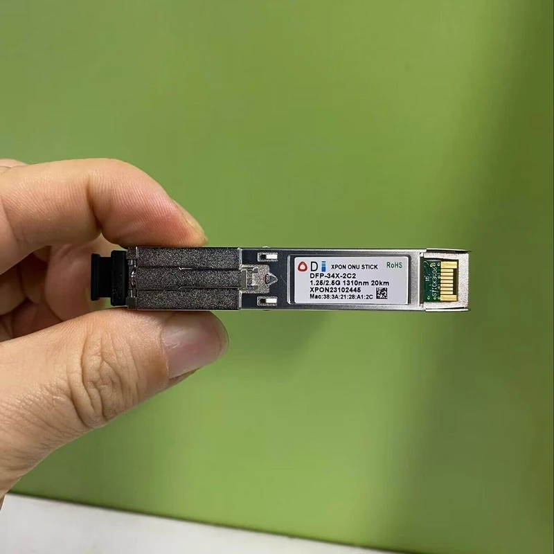 PON STICK EPON GPON XPON SFP ONU Stick con conector MAC SC módulo DDM pon HGU 1490/1330nm PPPoE IPoE 1,25 Gbps 802.3ah - imagen 2