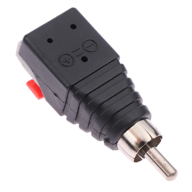 Cable de altavoz a Cable macho de Audio, conector profesional de presión rápida, adaptador de conector RCA, accesorios de Cable de crimpado, 2 uds. - imagen 5