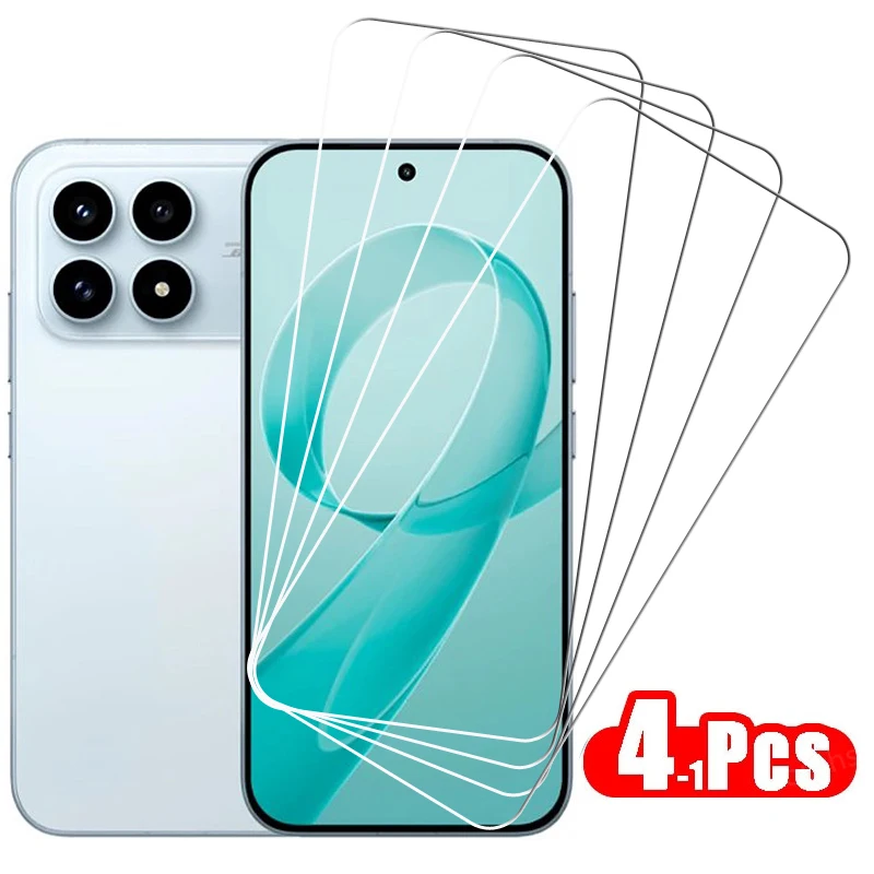 Vidrio 4P/3P/2P/1P para Poco F8 Pro Protector de pantalla de vidrio templado Poco F8 Pro pantalla de vidrio HD película protectora de teléfono Poco F8 Pro - imagen 2