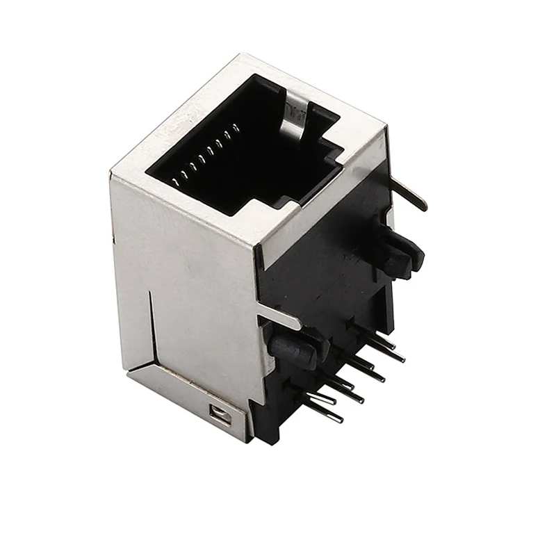 5 uds enchufe de interfaz de red RJ45 columna de posicionamiento frontal horizontal de 90 grados con una longitud de aproximadamente 21.0mm - imagen 3