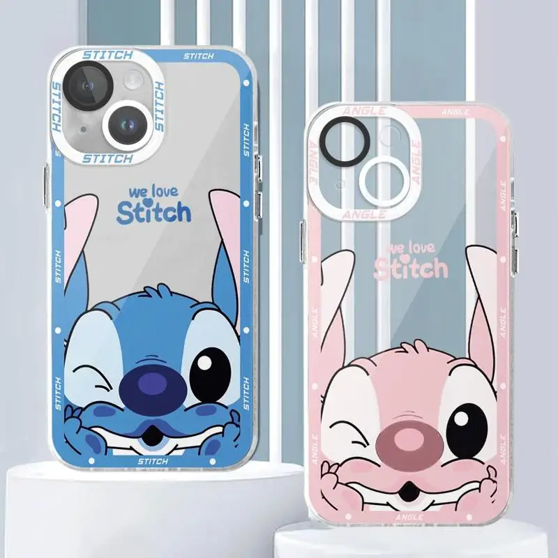 Disney-funda de Mickey y Minnie Mouse para teléfono móvil, carcasa mate a prueba de golpes para Apple iPhone 15 Pro Max 13 14 Plus 12 Mini 11 Pro XR 8 SE 7 6S XS MAX - imagen 2