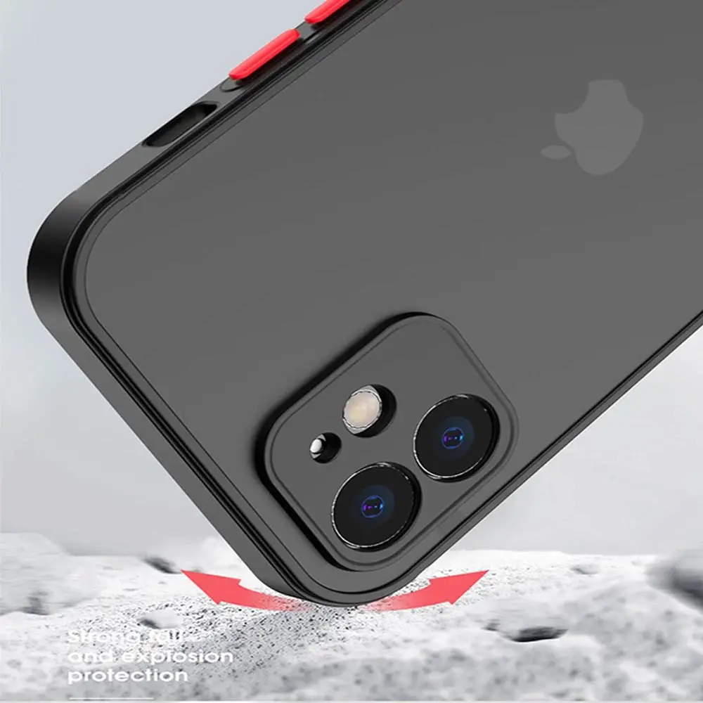 Funda de teléfono negra con diseño de murciélago de bruja para iPhone, carcasa mate transparente para iPhone 16, 15, 11, 13, 14, 12 Pro Max, Mini, XS, XR, 16 Pro, 7, 8 Plus - imagen 5