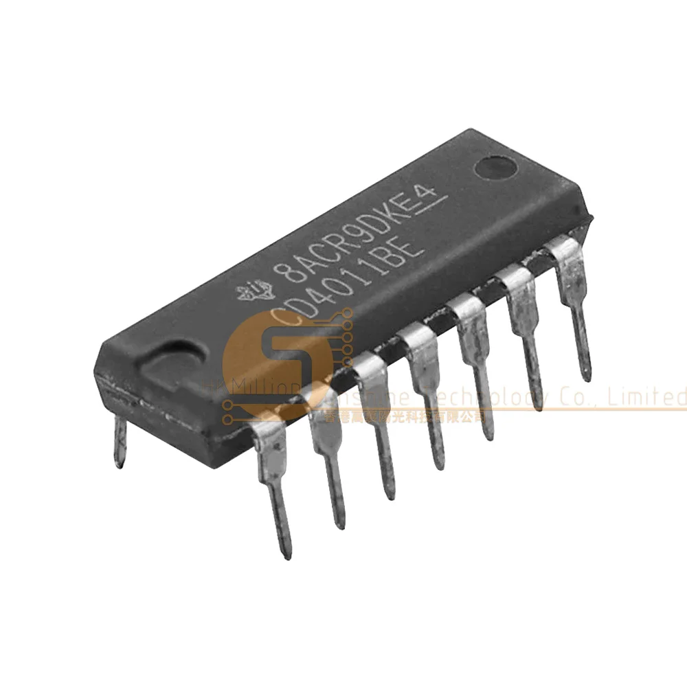 10 piezas CD4001BE CD4011BE CD4012BE CD4013BE CD4016BE CD4024BE CD4025BE CD4030BE CD4047BE CD4066BE DIP14 - imagen 2