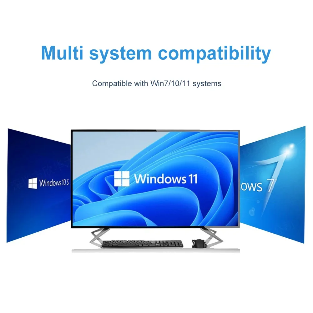 286Mbps Network Card WIFI 6 Adapter Mini USB Dongle 2.4GHz 802.11AX Signal Reception For PC Laptop Windows 10/11 Driver Free - imagen 4