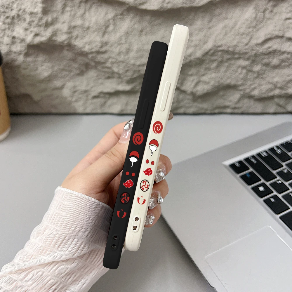 Funda de teléfono Akatsukies Cloud para iPhone 16 15 14 Plus 13 12 Mini 11 Pro Max X Xs XR 7 8 borde recto funda de silicona suave TPU - imagen 5