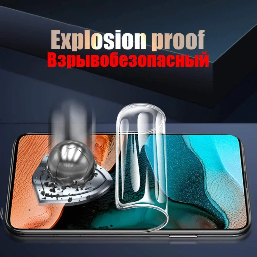 3 uds Protector de pantalla para OPPO A96 A93 A92 A91 A73 A72 película de hidrogel para OPPO A53 A52 A33 A31 A15 A15S A12 película protectora - imagen 3