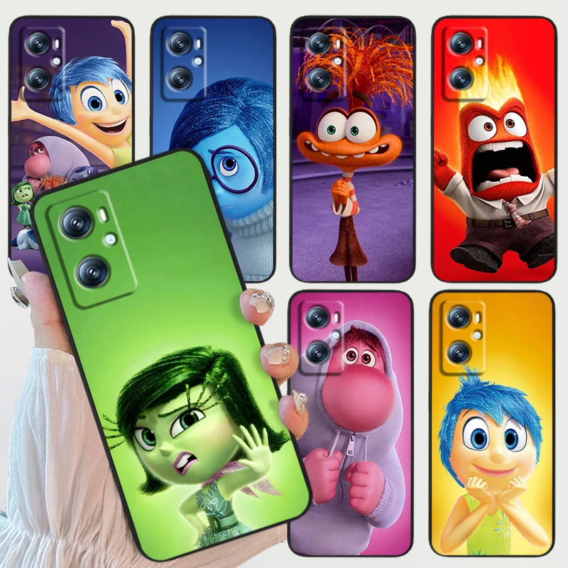 Disney-funda trasera negra para OPPO Find X6, X5, X3, A54S, A5, A94, A16, A53S, A57, A74, A72, A98, A78, A96, A9, 5G
