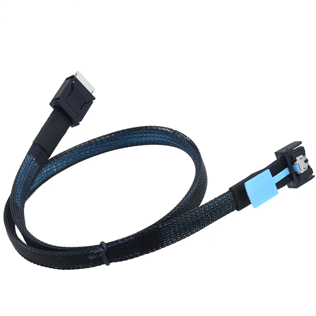 Cable adaptador Gen5 PCI-E MCIO Slimline SFF-8654 4i a Oculink SFF-8611 4i - imagen 5