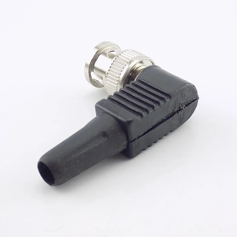 Conector macho BNC de 5 piezas, adaptador de enchufe de ángulo de flexión, Cable Coaxial giratorio para cámara CCTV, videovigilancia, Audio, Q1 - imagen 5
