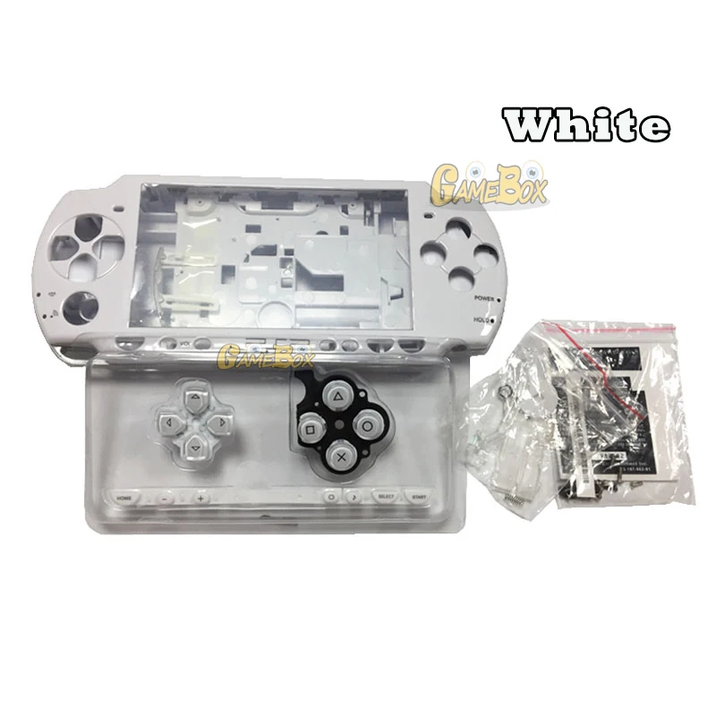 Juego completo de carcasa de 16 colores para PSP2000 OEM, funda con Kit de botones para PSP2000 con destornillador y película protectora gratis - imagen 4