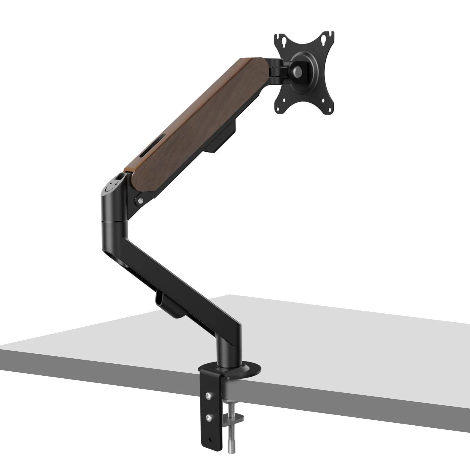 Soporte de brazo para Monitor de escritorio HILLPORT, resorte de Gas de 17-34 ", soporte de montaje de movimiento completo, soporte de montaje para TV LCD LED, soporte para PC M5-M - imagen 2