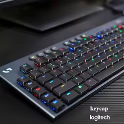 Keycaps PBT Logitech para G913 G915 G813 G815 – Teclas Translúcidas Gaming